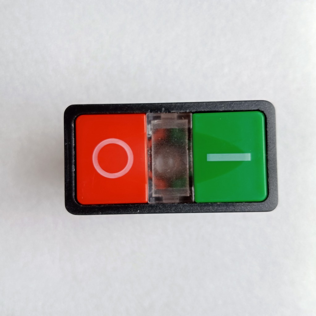 Công tắc nhấn đôi ON-OFF phi 22mm, có đèn, 220V / 380V