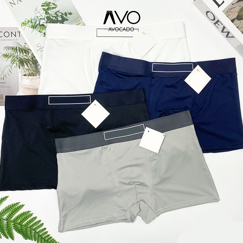 Quần Lót nam BOXER quần Sịp đùi nam C,K chất cotton thấm hút mồ hôi Form dáng chuẩn Avocado