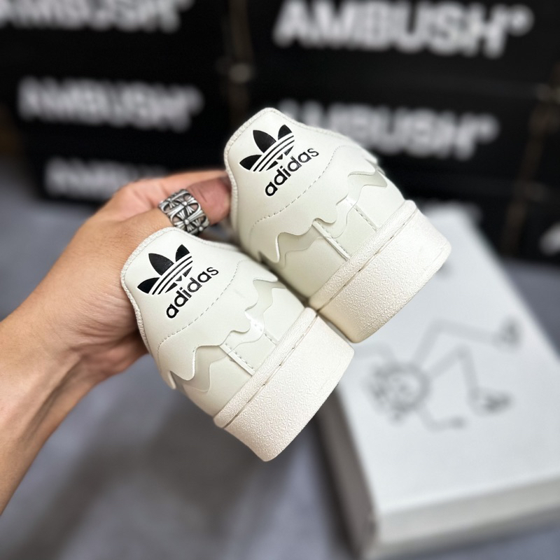 Giày Thể Thao Cổ Thấp Mũi Sò Kem•SC Full Box