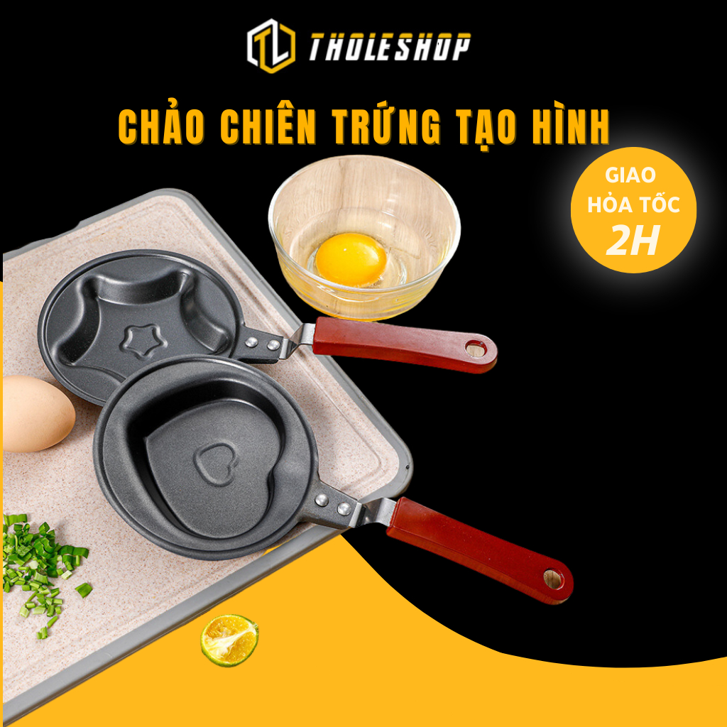 Chảo Chiên Trứng - Khung Rán Trứng Chống Dính Tạo Hình Dễ Thương Tholeshop 3177