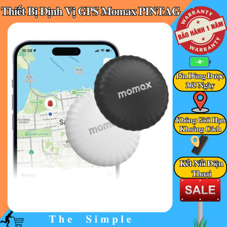 Thiết Bị Định Vị Mini GPS Momax PINTAG, Pin Dùng Được 365 Ngày, Không Dây,Không Giới Hạn Khoảng Cách