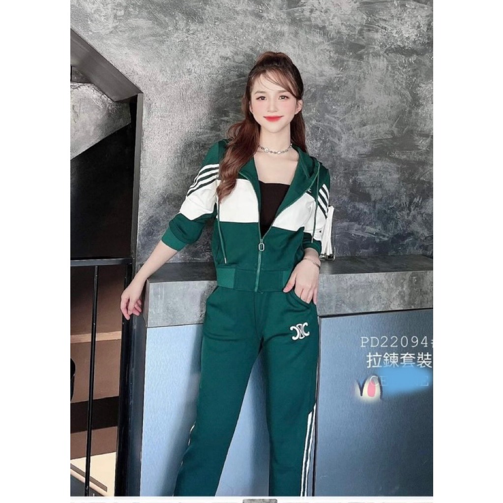 BỘ ĐỒ THU ĐÔNG PHỐI NÓN ,CHẤT UMI KIỂU DÁNG TRẺ TRUNG