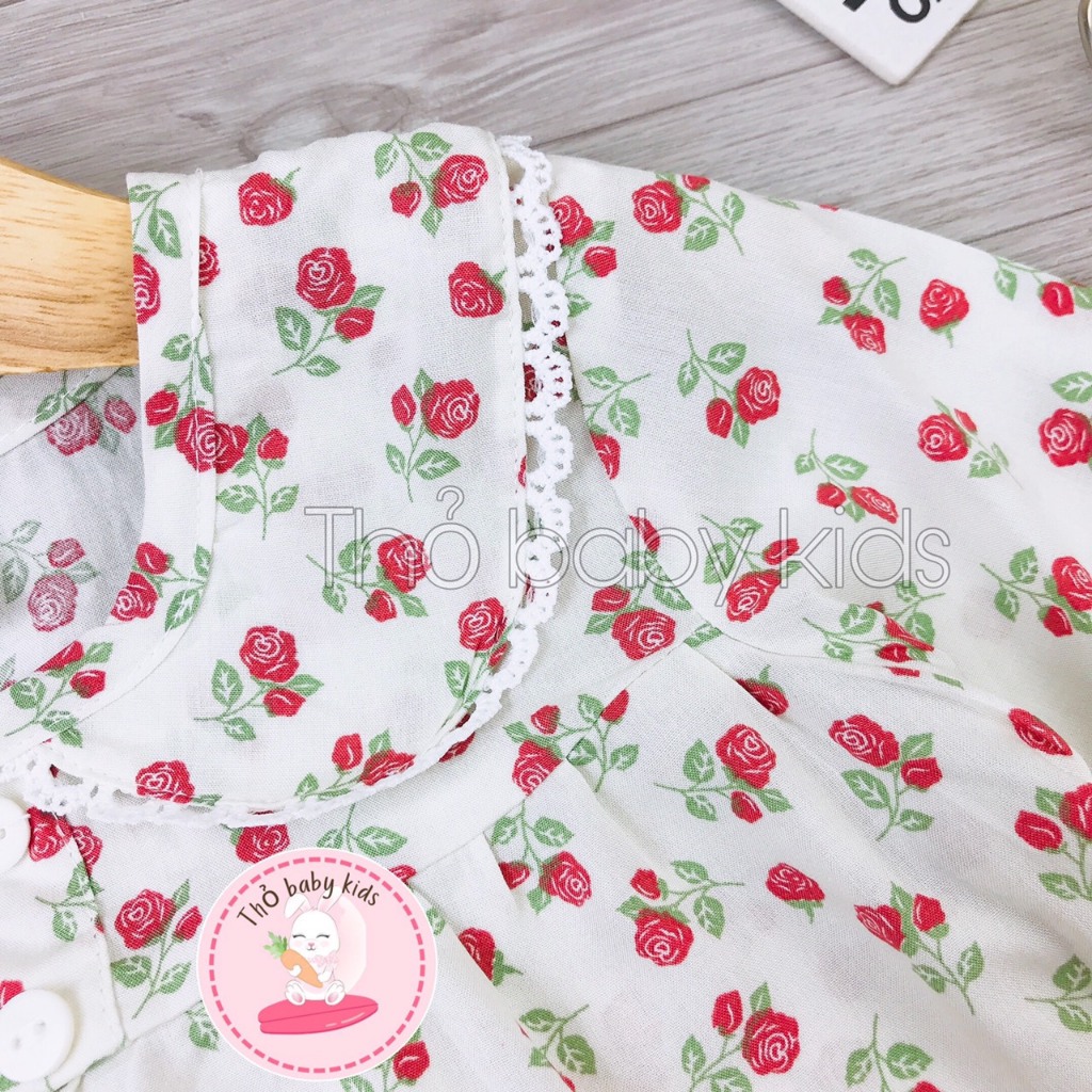 Đồ bộ tole/lanh dài bé gái, bộ lanh dài bé gái shop thỏ baby kids