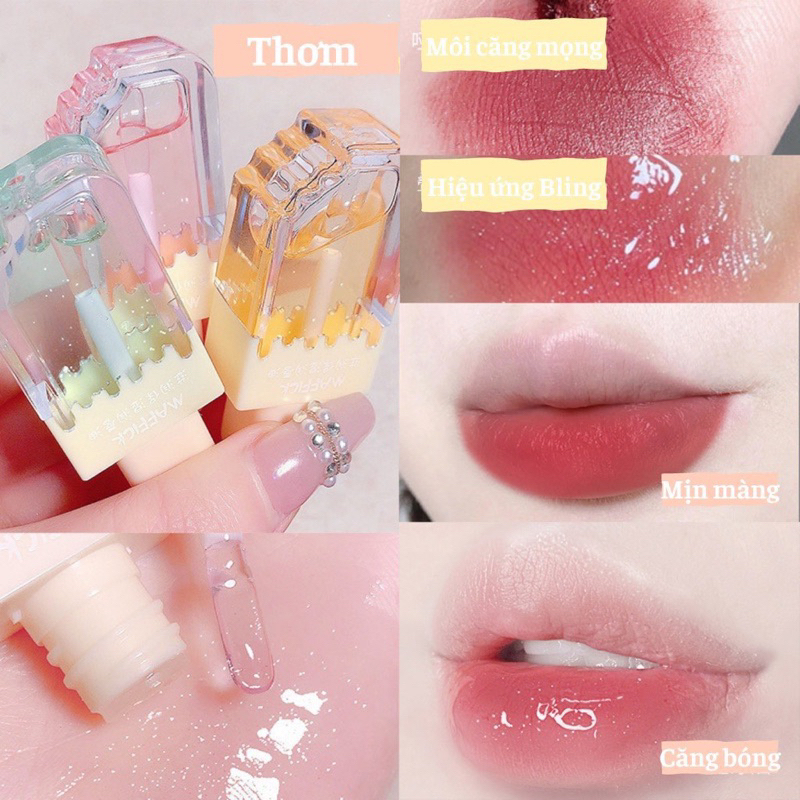 Son dưỡng ba bị mùi hương nhẹ nhàng phù hợp với mọi đối tượng
