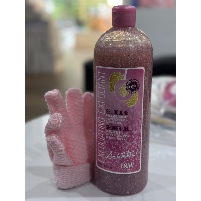 Set Quà Tặng Sữa tắm + găng tay tẩy tế bào chết