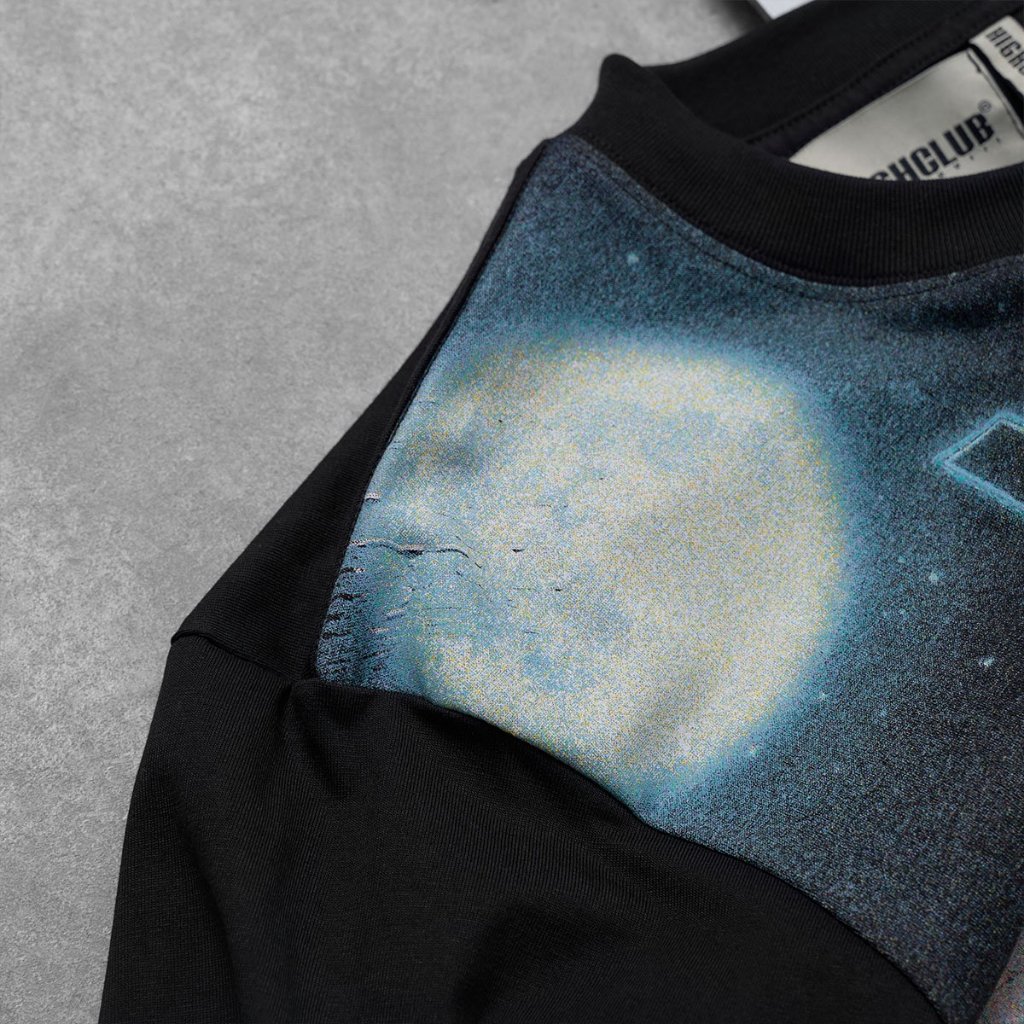 Áo Thun GAS STATION Tay Lỡ Unisex Nam/Nữ Cổ Tròn - HIGHCLUB Brand Chính Hãng