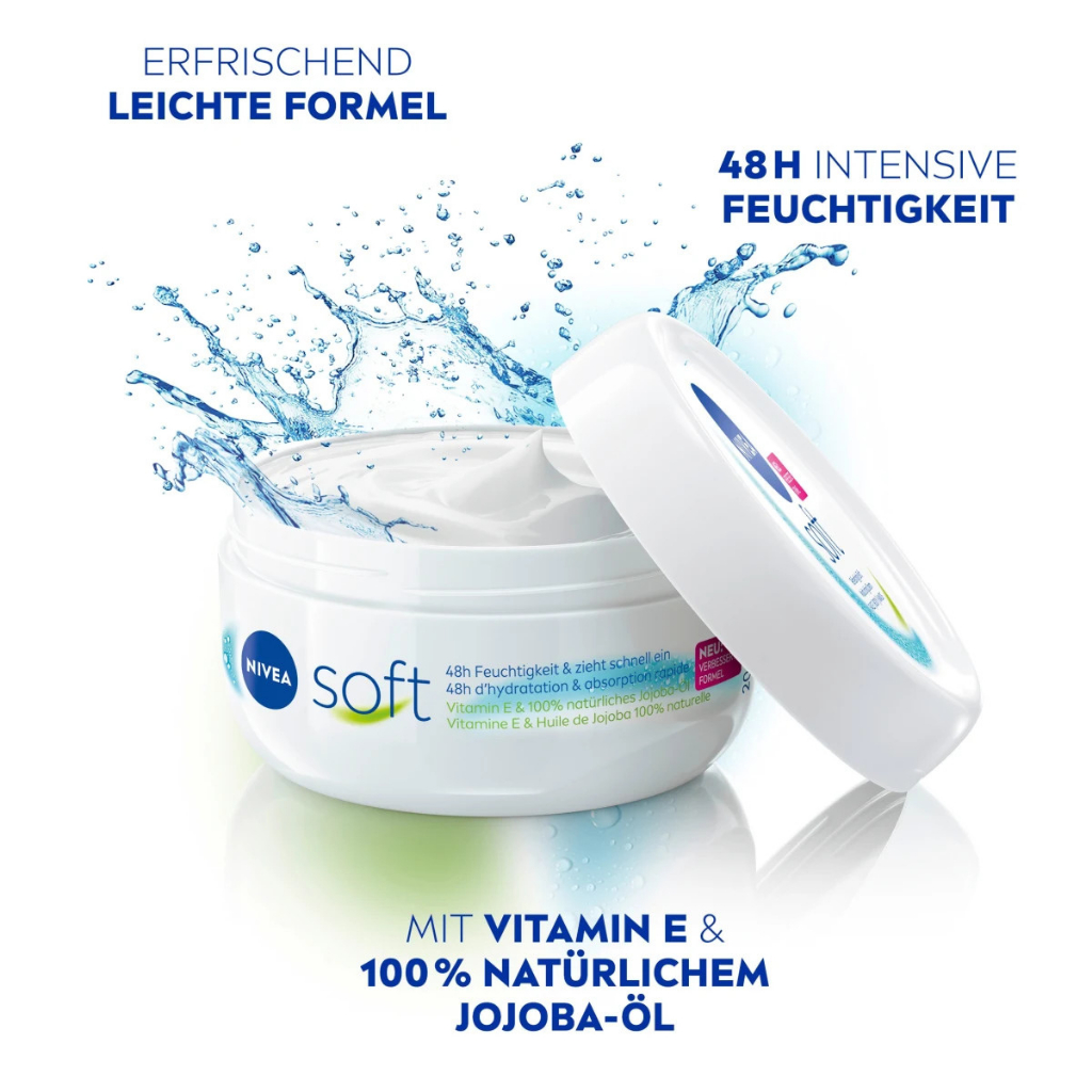 Kem dưỡng ẩm đa năng Nivea Soft Creme 200ml mẫu mới nhất 2023