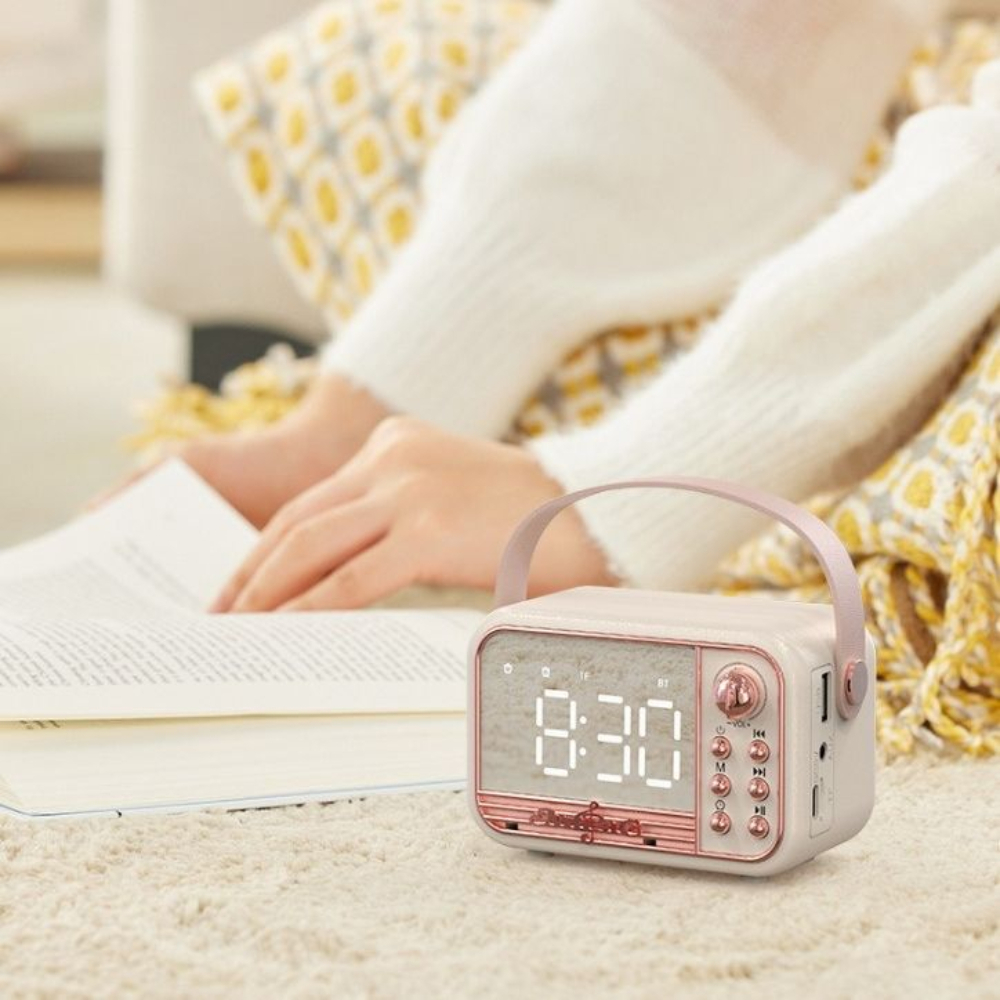 Loa Bluetooth S11 5W Màn Hình LED Đồng Hồ Báo Thức - Hỗ Trợ Thẻ Nhớ & Nghe FM Bảo hành 12 tháng