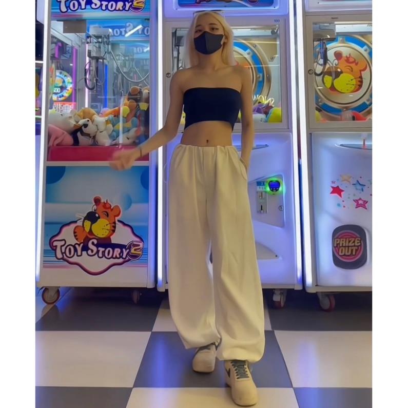 Quần Ống Rộng PARACHUTE Màu Trơn Vải Dù Siêu Mát local brand voi.studio