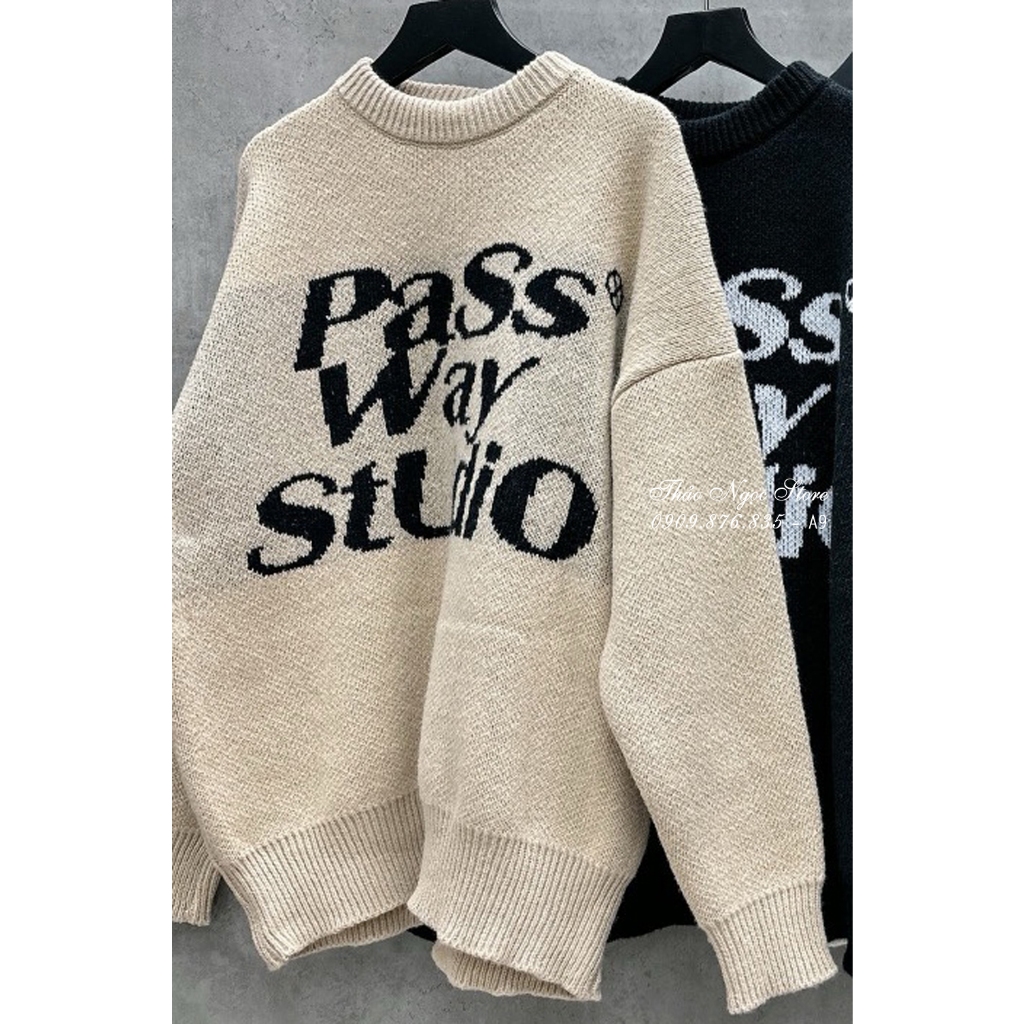 Áo len chữ tay dài form rộng hàng nhập QC!  THẢO NGỌC STORE