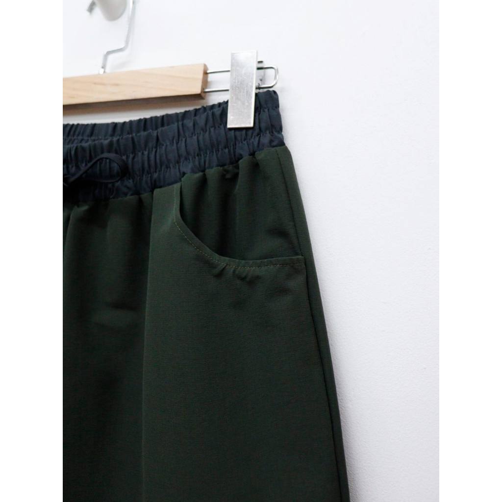 C3307 - 	Quần dù 9 tấc, lưng thun, cột nơ, trơn