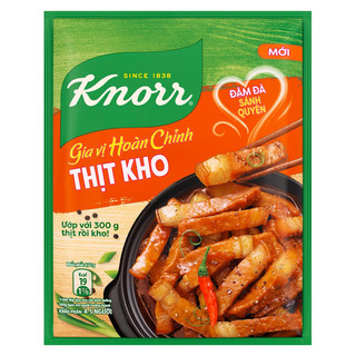 Gia vị hoàn chỉnh thịt kho knorr 28gr
