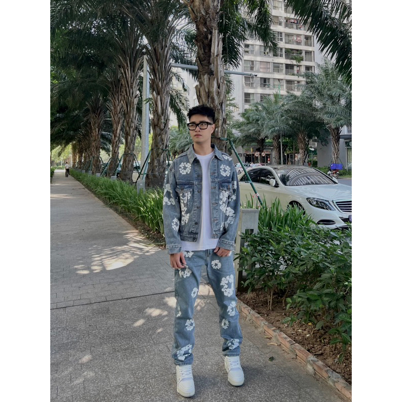 Bộ denim tears nhìn là múc