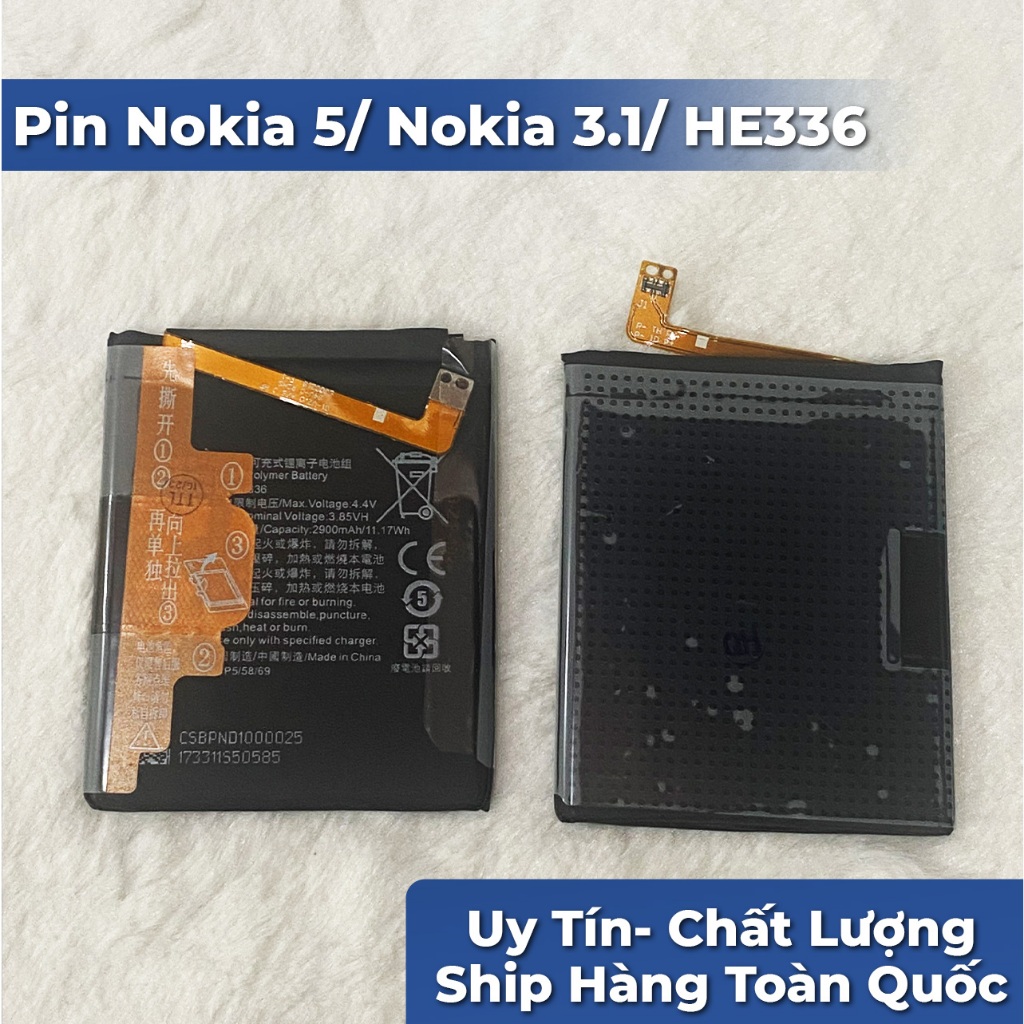 Pin Nokia 5/ Nokia 3.1/ HE336 (Pin mới- chất lượng cao)