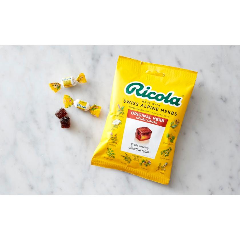 Kẹo ngậm h;o Ricola Original Herb Cough Drops