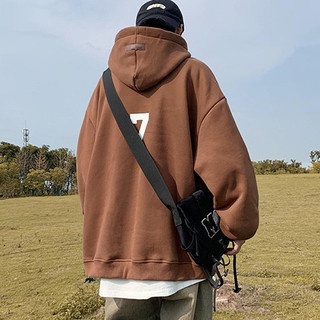 Áo hoodie nam chonmua365 dáng rộng in số 7