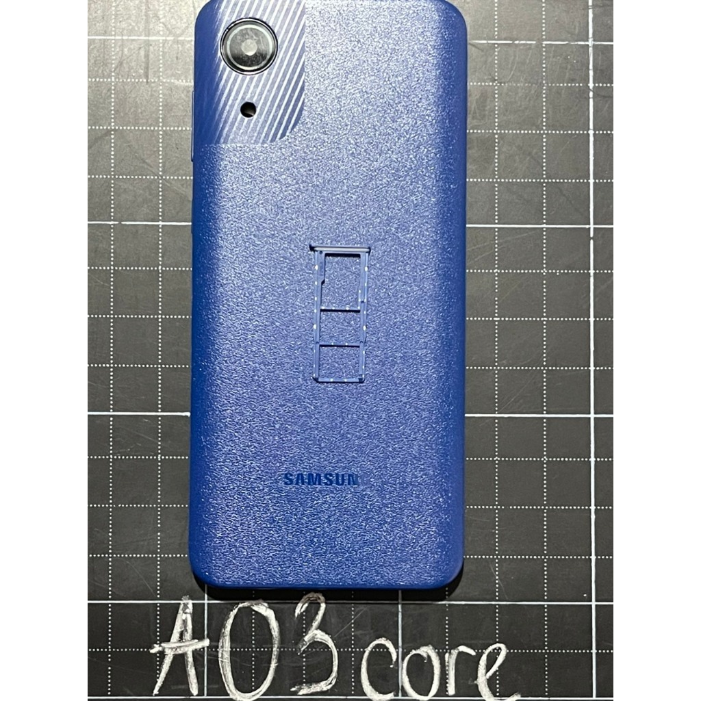 Vỏ bộ thay thế Sam sung A03 core kèm khay sim và kính camera