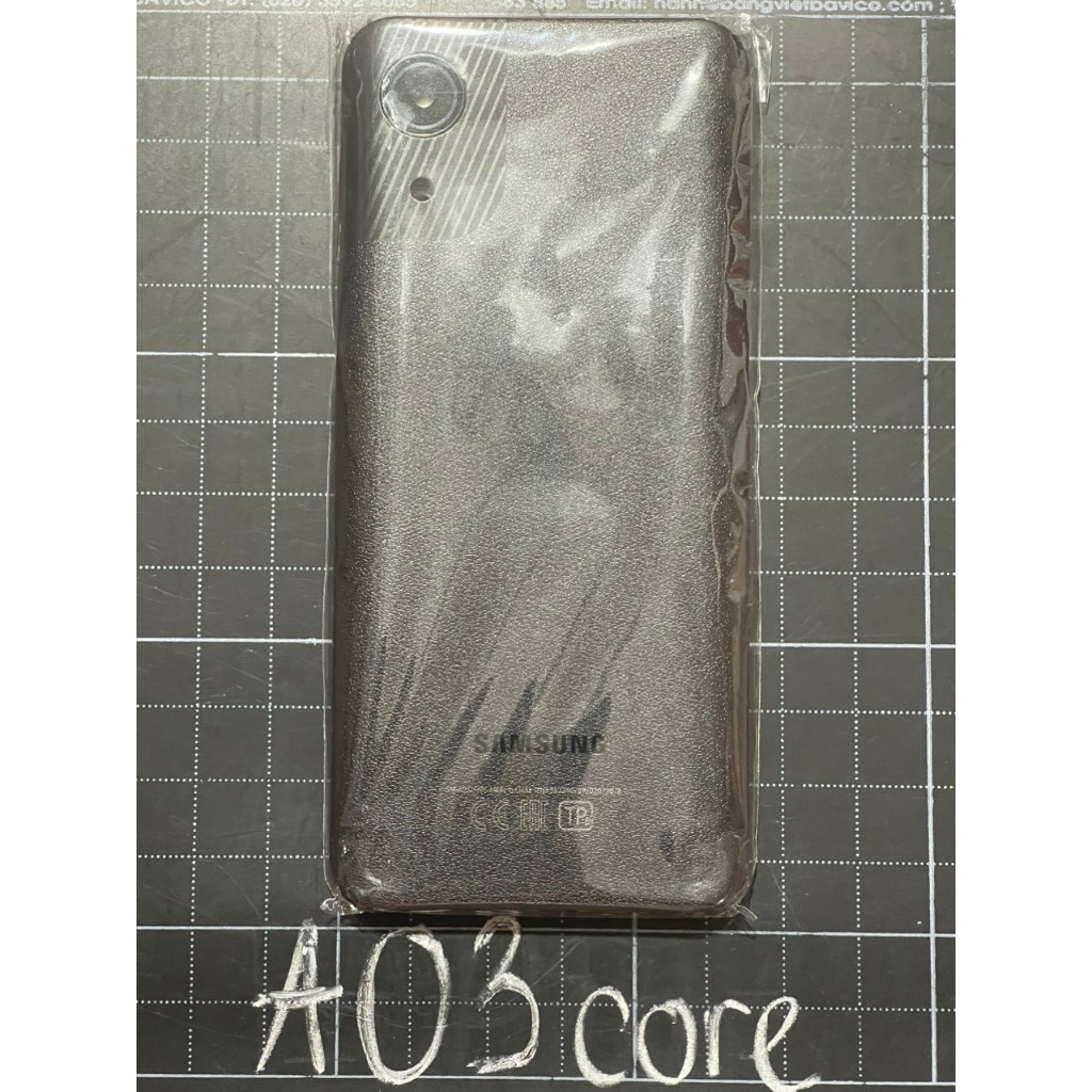 Vỏ bộ thay thế Sam sung A03 core kèm khay sim và kính camera