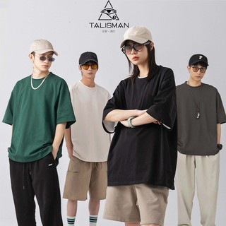  Áo Thun Trơn Unisex Áo Talisman coton 100% 