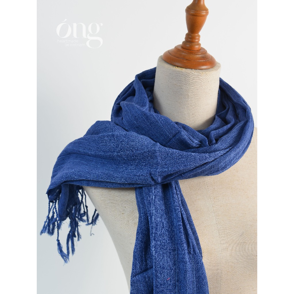 Khăn quàng cổ Nam Nữ chất liệu Cotton tự nhiên Việt Nam - Óng Silk