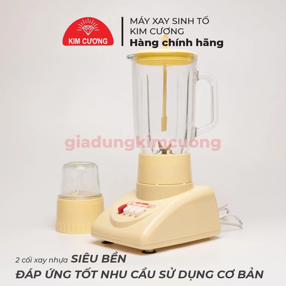 (CUNG CẤP SỈ VÀ LẺ) Máy xay sinh tố 2 cối KIM CƯƠNG