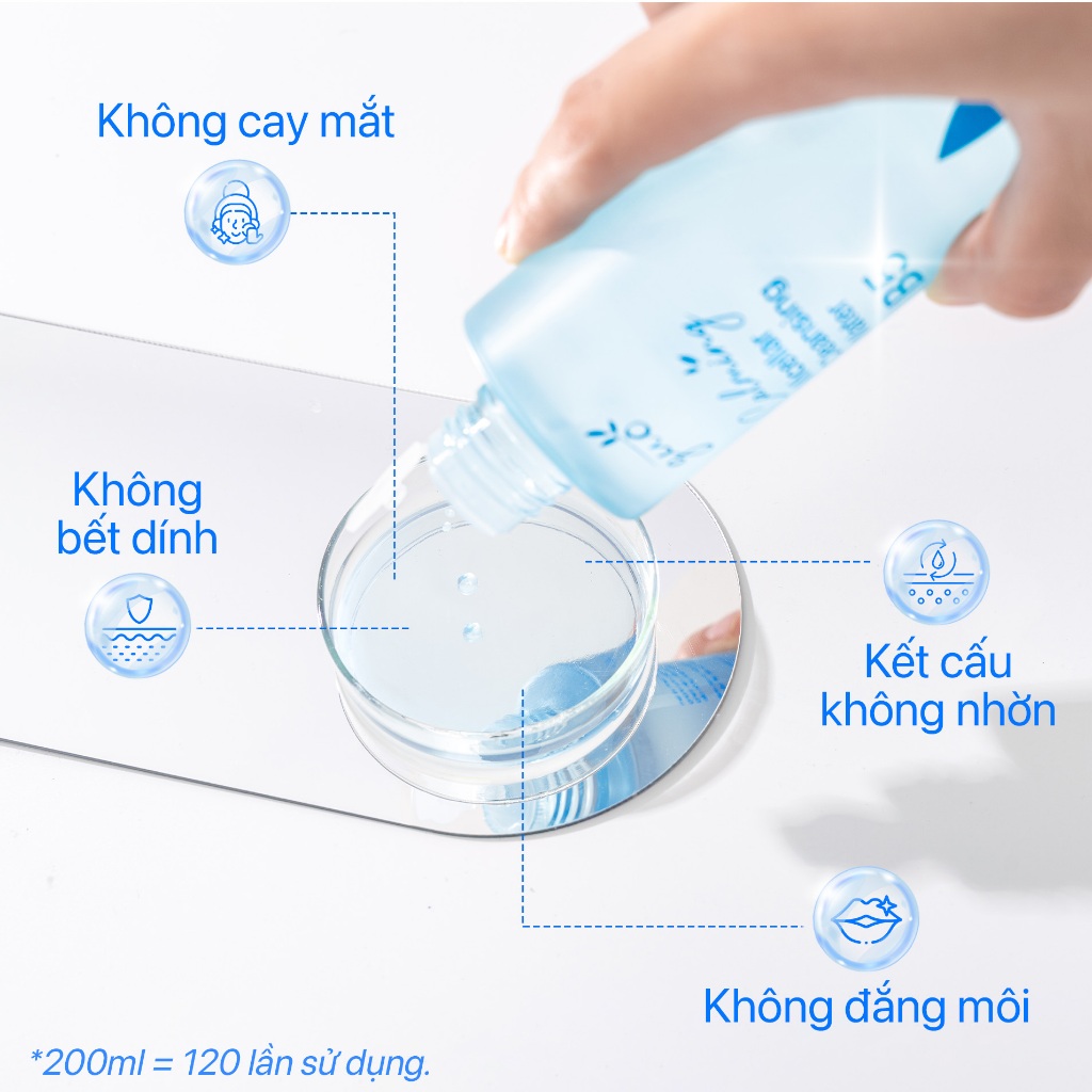 Nước Tẩy Trang B5 Làm Sạch Sâu, Dịu Nhẹ cho da nhạy cảm, không cồn, không cay mắt - Calming Micellar Water GUO