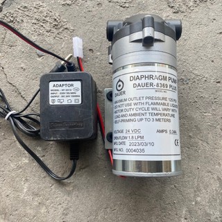 Bơm tăng áp RO Headon 8369 kèm nguồn 24V dùng cho phun sương tưới cây, tưới lan