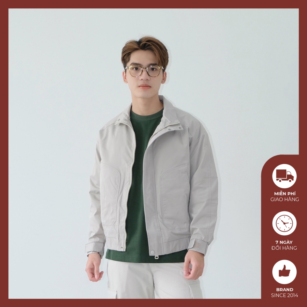 Áo khoác gió nam cao cấp Độc menswear form rộng, cổ tay bo chun cản gió, cản bụi hạn chế thấm nước - AK418