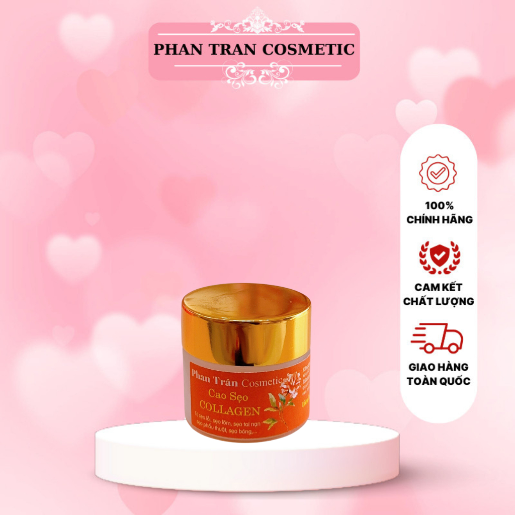 Gel Cao Sẹo Collagen Phan Trân Cosmetic Làm Lành Sẹo Mới Và Làm Mờ Sẹo Dưới 2 Năm, Phục Hồi Tái Tạo Da