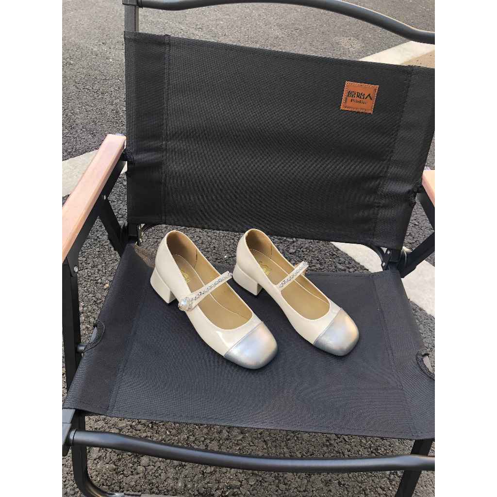 Giày Búp Bê Đế Vuông 4 Phân Phối Quai Thời Trang DESI 2365-2