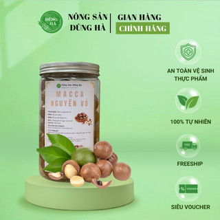 Hạt Mắc Ca (Macca) Sấy Nứt Vỏ Đăk Lăk Size To Đại, bao Thơm Ngon - Béo Ngậy