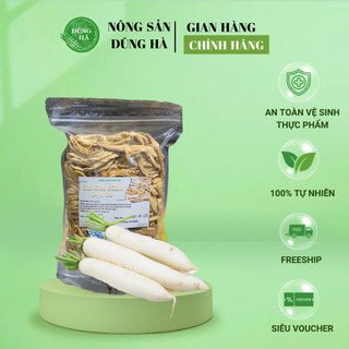 Củ Cải Sấy Khô Sợi To - Sợi Nhỏ, Hàng Công Ty - Cam Kết Chất Lượng 100%
