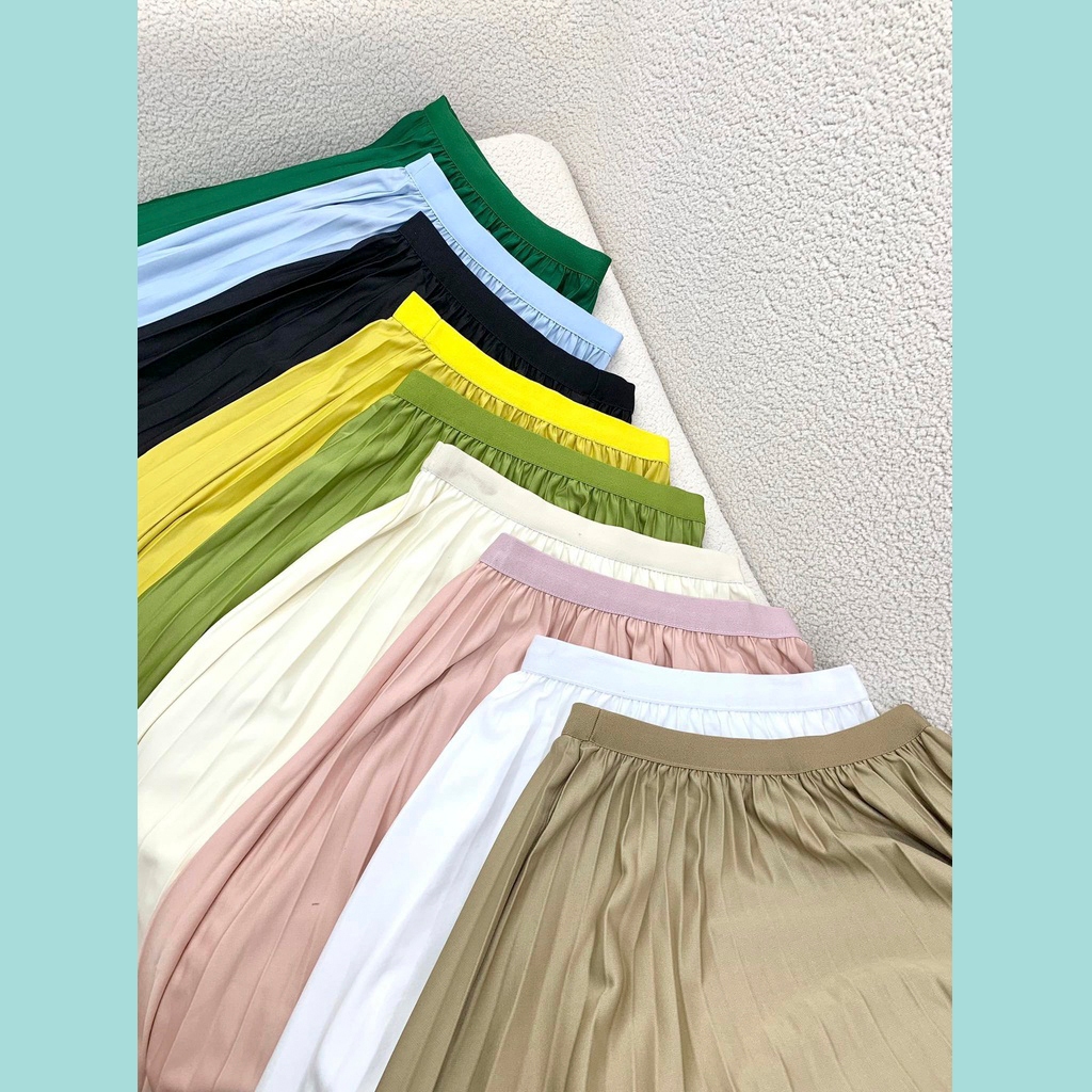 Chân váy xòe ODS thun dập ly