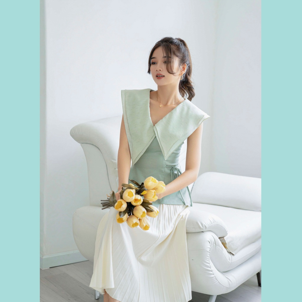 Chân váy xòe ODS thun dập ly