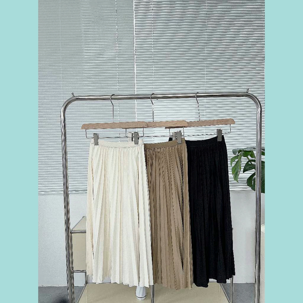 Chân váy xòe ODS thun dập ly