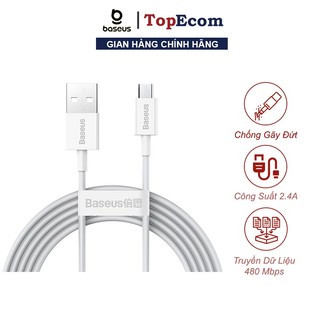 Cáp Sạc Micro Usb DÀNH CHO Smartphone Android Baseus Superior Sạc Nhanh 2a Chuyển Dữ Liệu 480MBPS - TopEcom