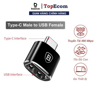 Đầu chuyển đổi OTG Baseus Từ Type-C ra USB/ USB ra Type-C/ Type-C ra Micro - TopEcom