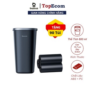 Thùng đựng rác mini Baseus Dust-free Vehicle Mounted Trash Can đùng trên ô tô hoặc bàn làm việc - TopEcom
