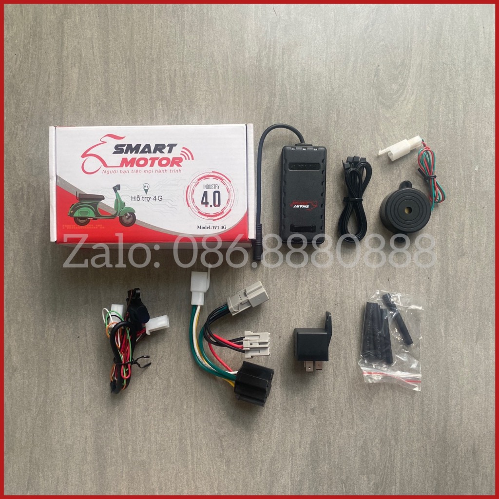 SMART MOTOR W1 , Nâng cấp hơn Smart Motor W3 W2 bản 4G cũ 2022 - Định vị Xe máy, Ô TÔ VIETTEL