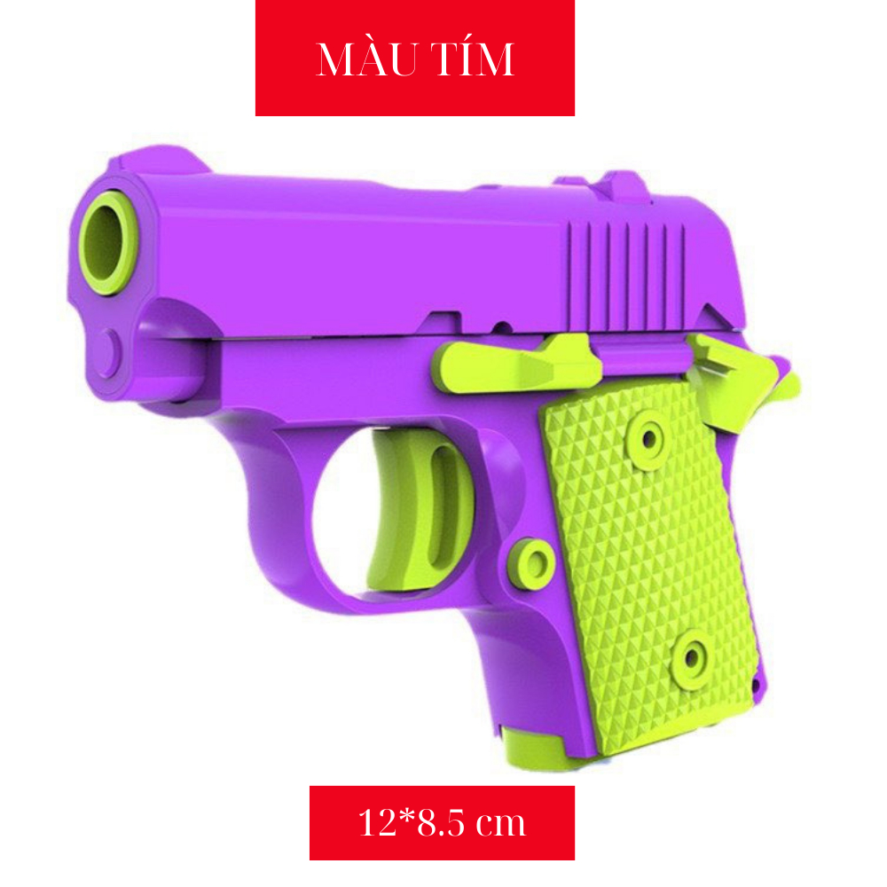 BÁN SỈ ĐỒ CHƠI SÚNG MINI 1911 - SÚNG NHỰA ĐỒ CHƠI IN 3D KHÔNG G Y HẠI TẠO CẢM GIÁC VUI VẺ CHO MỌI NGƯỜI MẪU MỚI  2023