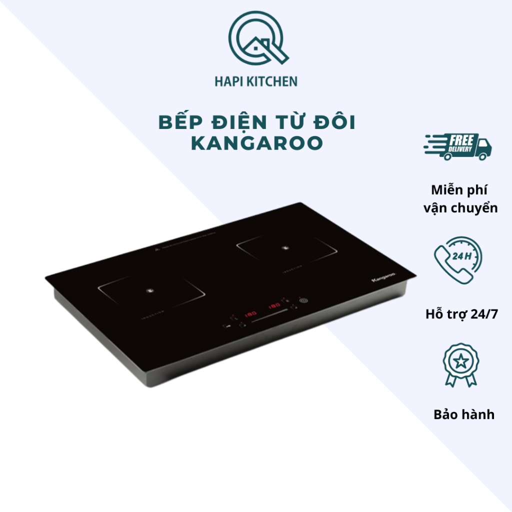 Bếp điện từ đôi KANGAROO KG435i