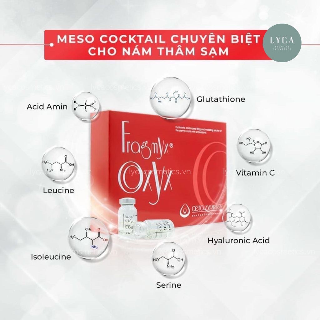 XCELENS Huyết Thanh FRAGMYX OXYX Phục Hồi Trắng Sáng Da