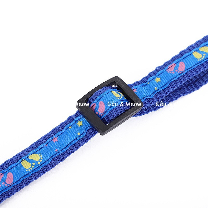 Vòng cổ cho thú cưng chó mèo bản 1.0 nhiều hình và nhiều màu sắc dễ thương