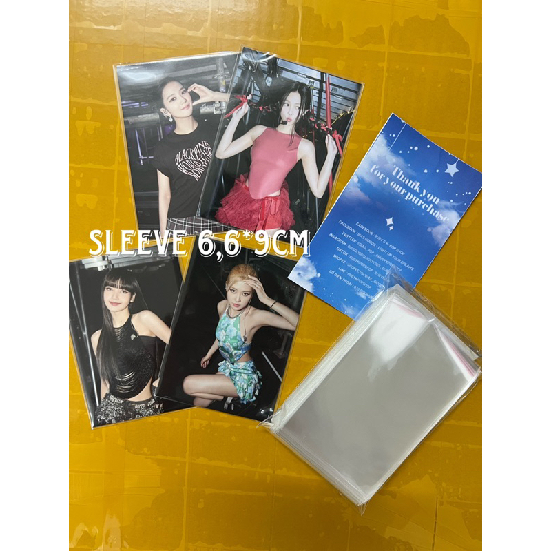 100 Sleeves bọc đựng card thần tượng thẻ bài bo góc idol kpop