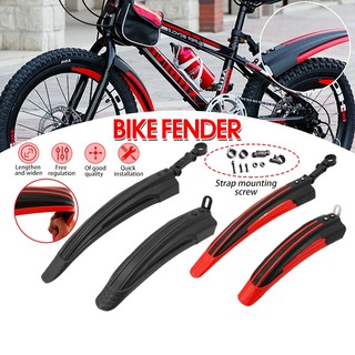 Bộ dè chắn bùn cho cả bánh trước và bánh sau dè chắn bùn xe đạp,chắn bùn gắn cọc yên xe đạp thể thao-- vật liệu nhựa dẻo