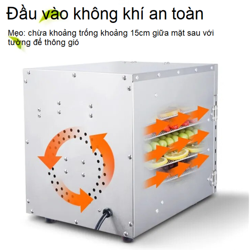 Máy sấy thực phẩm tích hợp đèn UV diệt khuẩn thương hiệu Mỹ Septree ST-04 - Bảo Hành 12 Tháng