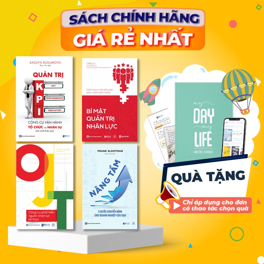 Bộ Sách OJT, NângTầm, Quản Trị KPI, Bí Mật Quản Trị Nhân Lực - Bộ Cẩm Nang CEO - Bí Quyết Trở Thành Người Điều Hành