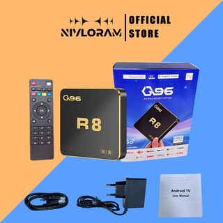Android TV Box Q96 R8 Android 10.0 bản 16GB+256GB Tiếng Việt 2.4G 5G Dual WiFi,Hiển thị hình ảnh 4K,KèM Phụ KiệN