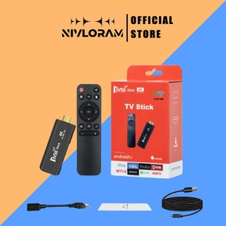 Gậy TV Thông Minh Android TV98Stick 2.4G 5G Wifi Android 12.1 Rockchip 3228A 4K HD 3D Bộ nhớ 256G Ram 16G xem YouTube vv