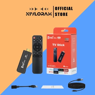 Gậy TV Thông Minh Android TV98Stick 2.4G 5G Wifi Android 12.1 Rockchip 3228A 4K HD 3D Bộ nhớ 256G Ram 16G xem YouTube vv
